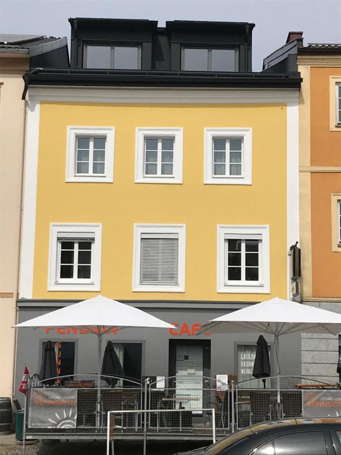 Pension Sunnseitn - Gasthof - Cafe - Weinkeller Haslach an der Mühl エクステリア 写真
